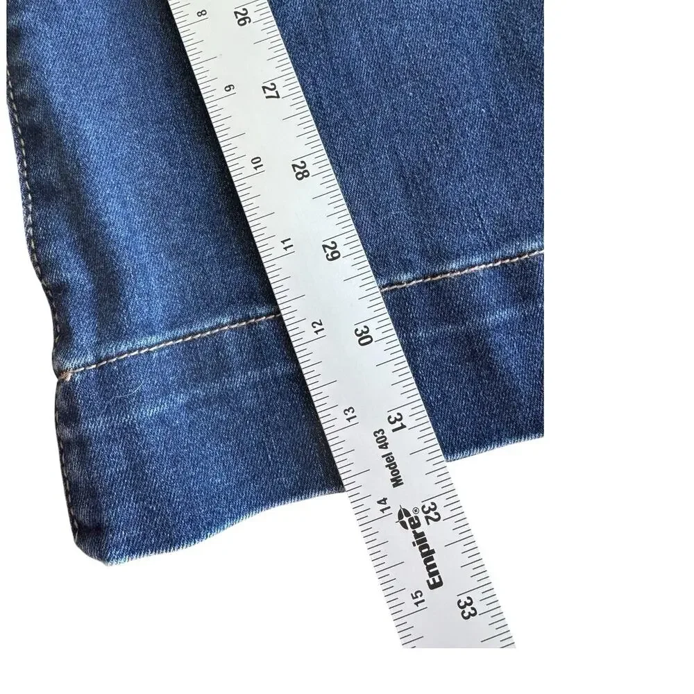 Judy Blue Trouser Flare Jeans Women’s 3/26 Stretch Dark Wash Boho Bell Bottom - Picture 8 of 8